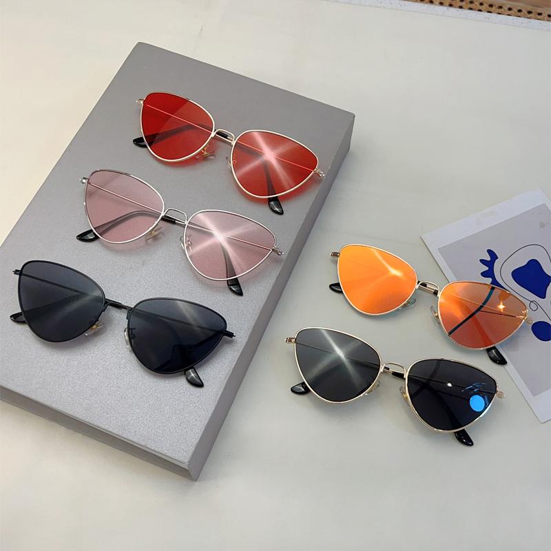 Винтажные солнцезащитные очки «кошачий глаз» женские модные зеркальные уличные повседневные солнцезащитные очки в стиле ретро, трендовые, дизайн люксового бренда