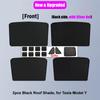 Upgrade Sun Shades for Tesla Model 3 Y 2023 Glass Roof Sunshade Front Rear Sunroof Windshield Skylight Blind Protect Shading Net