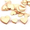 50/100pcs Wooden Craft Wooden Charms Pendant Flower Pattern Handmade Accessories Mixed Wood Slices