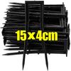 50/10 шт. U-образные садовые колышки с острым концом, пластиковые садовые штыри, ландшафтные колышки, колышки для грунта для двора, газона, барьеры от сорняков