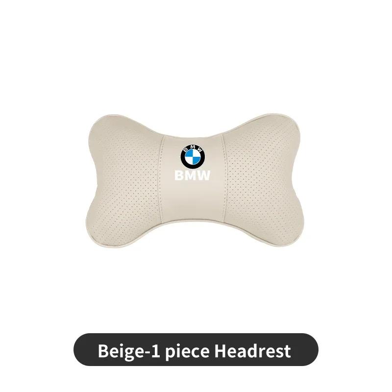 New Car Seat Headrests Pillow Leather Lumbar Neck Support Back Cushion For BMW E90 E60 E46 E39 F30 F10 E87 X3 X4 X5 X1 G30