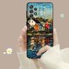 Чехол для Samsung Galaxy A14 A73 A53 A71 A51 A31 A33 A22 A12 A21s A13 A32 A52s A72 A52 A23 Эйфелева башня Искусство живописи пейзажей