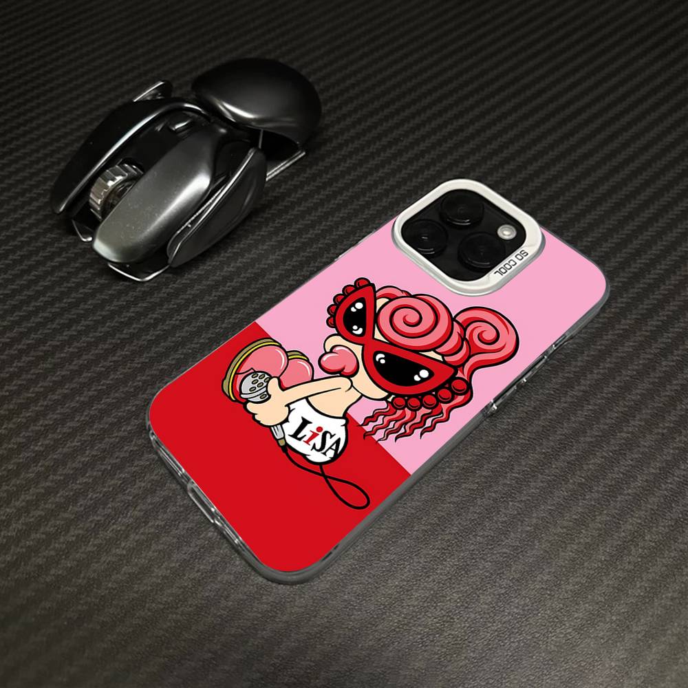 Японская мода H-Hysteric M-Mini Для iPhone 17 16 15 14 13 12 11 Pro Max Plus Матовый цветной задний чехол для телефона
