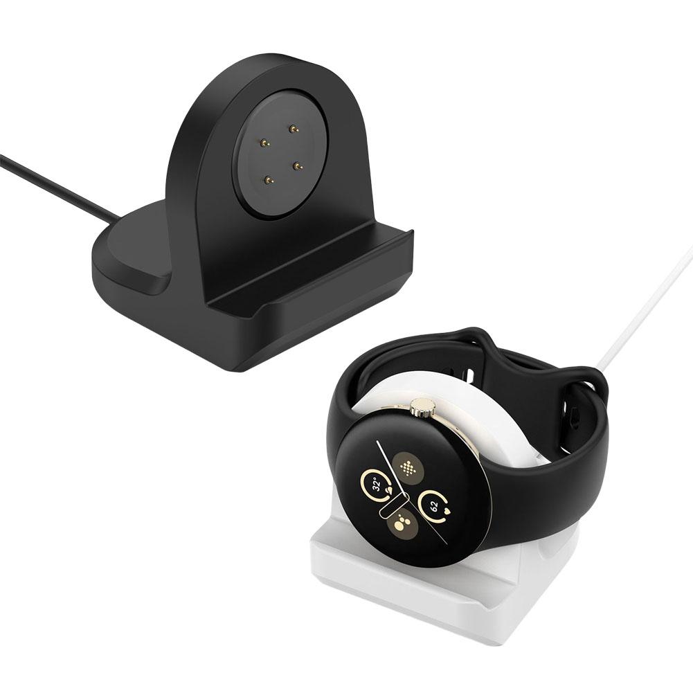 Charging Stand Dock Holder Silicone Non-Slip Charger Base Holder for Google Pixel Watch 3 41mm 45mm for Google Pixel Watch 2