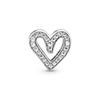 Pandora Sparkling Hand-Painted Heart Charm Women Charm 798692C01