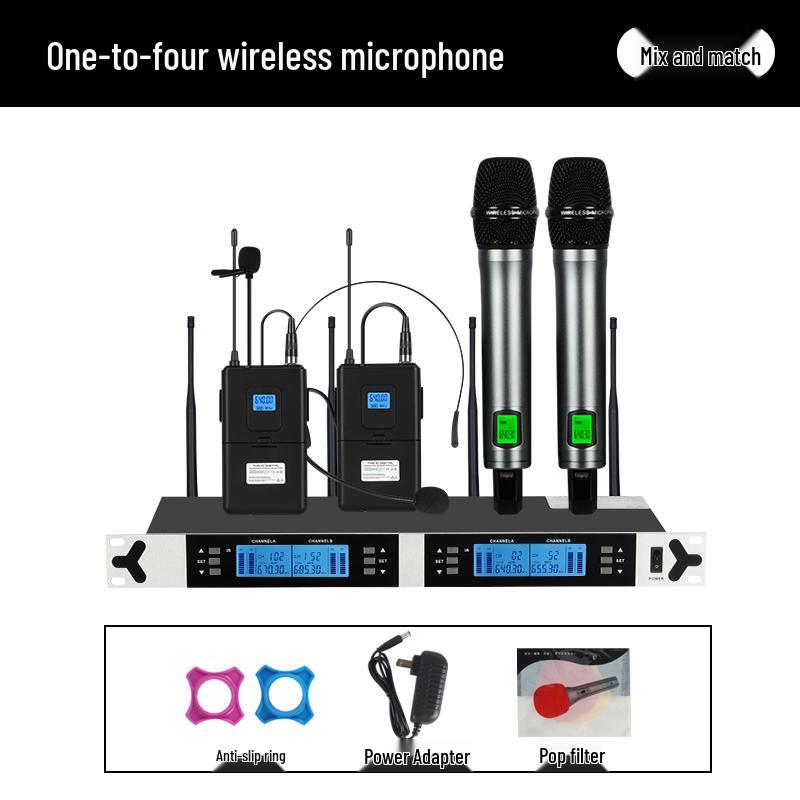 Professional UHF Wireless Lavalier & Headset Microphone with True Diversity and Free Shipping