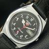 ВИНТАЖНЫЕ ОТРЕМОНТИРОВАННЫЕ МУЖСКИЕ ЧАСЫ SEIKO 5 АВТОМАТИЧЕСКИЕ 6309A ЯПОНИЯ ЧЕРНЫЕ a442611-1