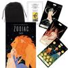 Kancharo Tarot Cards 78 Pieces Tarot Fortune Telling Tarot Deck Book Japanese Tarot Card Basic Instruction Manual Pouch Included [Zodiac & Set] &