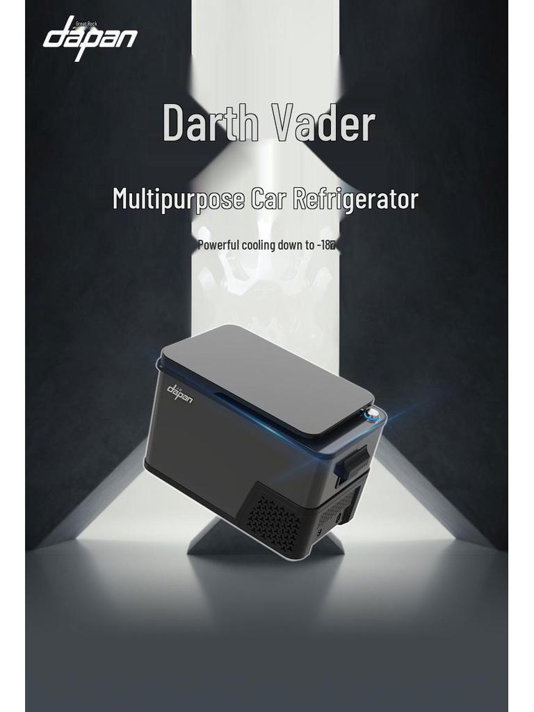 Автомобильный холодильник двойного назначения Daipan 30 л с универсальным компрессором 12 В/24 В для грузовиков, автомобилей и домашнего использования