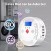 Tuya WiFi Умный Детектор Угарного Газа Сигнализация 85 дБ Звуковое Предупреждение ЖК Цифровой Дисплей Домашний Внутренний Монитор CO в Реальном Времени Отравление