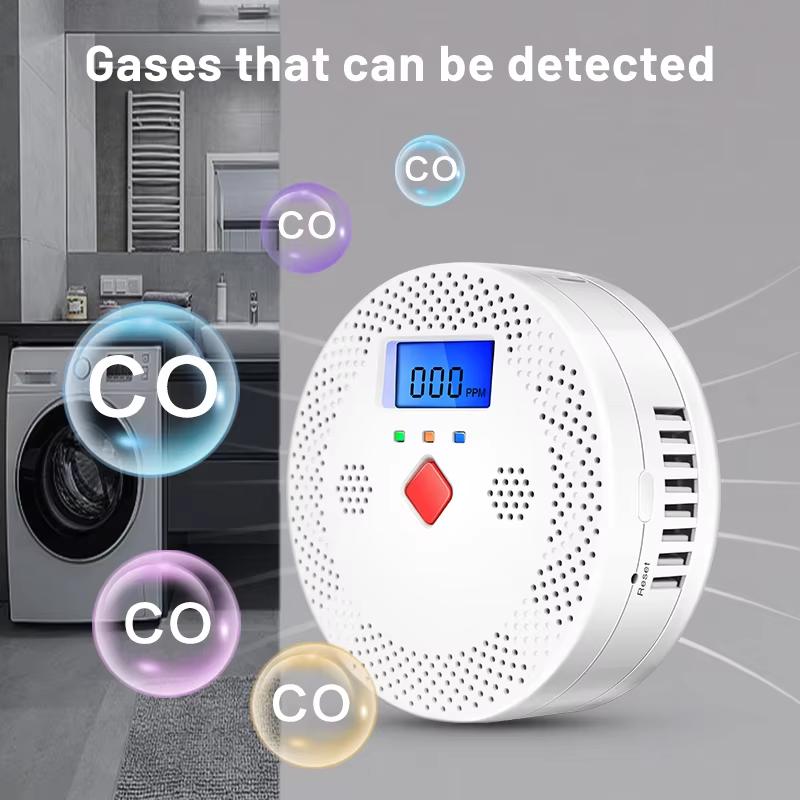 Tuya WiFi Умный Детектор Угарного Газа Сигнализация 85 дБ Звуковое Предупреждение ЖК Цифровой Дисплей Домашний Внутренний Монитор CO в Реальном Времени Отравление