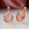 New Newly-designed Hollow Out Earrings for Women Exquisite Hoop Earrings Silver Color/Rose Gold Color Fashion 2022 Jewelry