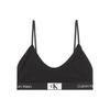 Ss23 Letter Logo Hem Bra Women Underwear Black QF7216-UB1