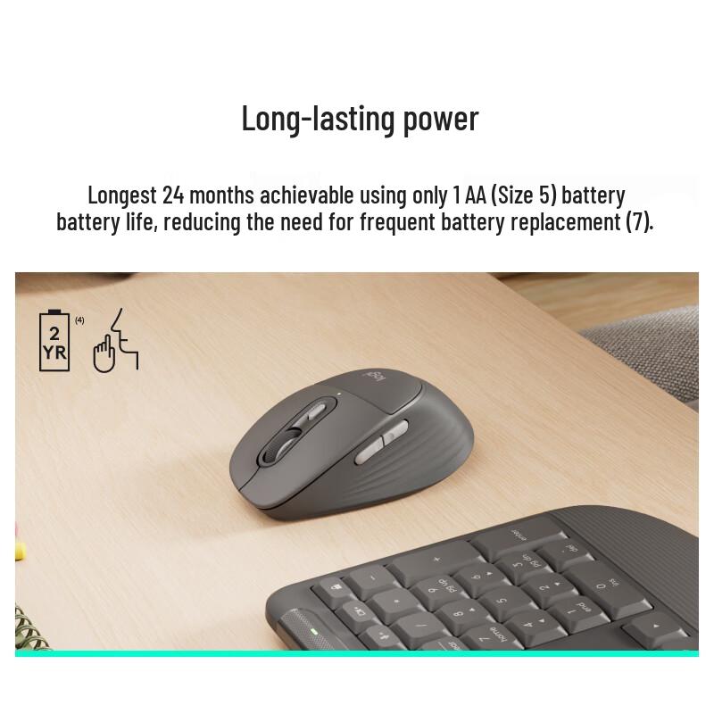 Logitech M850L Dual-Mode Business Wireless Mouse