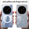 For Magsafe Magnetic Acrylic Armor Frosted Case for Xiaomi 15 Ultra 14T 15 Pro Wireless Charging Translucent Matte Phone Cover for Mi 15ultra
