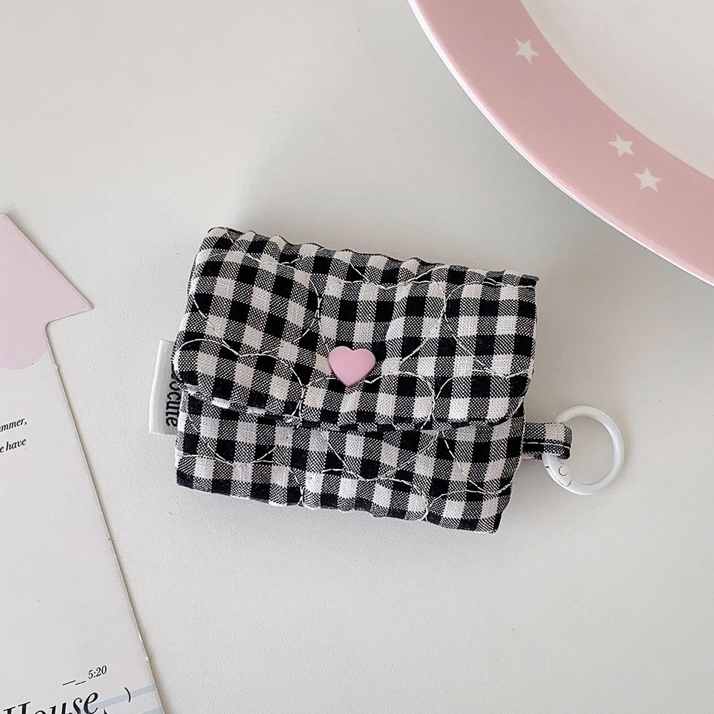 With Keyring Earphone Case Lightweight Mini Earphone Pouch New Keychain Pouch for AirPods