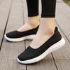 Women's Summer Mesh Breathable Shallow Mouth Slip Soft Sole Non-slip Light Single Shoes Round Toe Flat Cloth Shoes