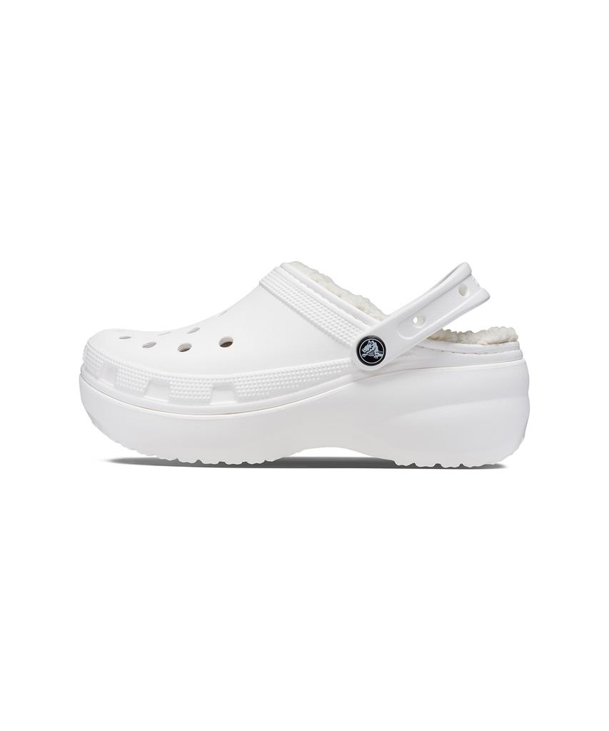 Женские кроксы Classic Platform Lined - Белый / 207938-100