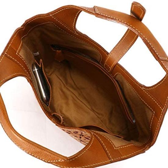 Сумка-тоут Устойчивая Ажурная Черная [Genten]