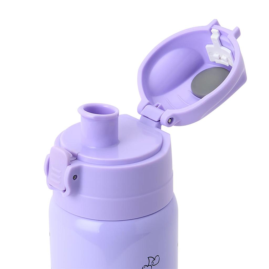 Sanrio Stainless Steel for Insulates Hot or Cold 620mL with 670mL with Direct Includes Name Product 096075 2-Way Bottle, Kuromi, Kids, Drinks,