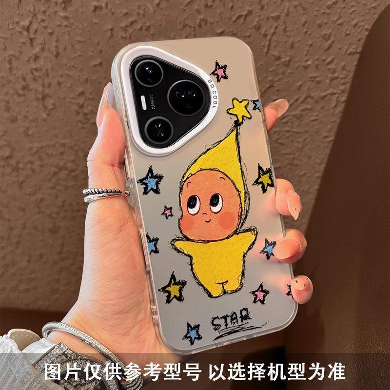 Applicable to Huawei puraultra mobile phone case fun cartoon new ppro protective case surf kt cat