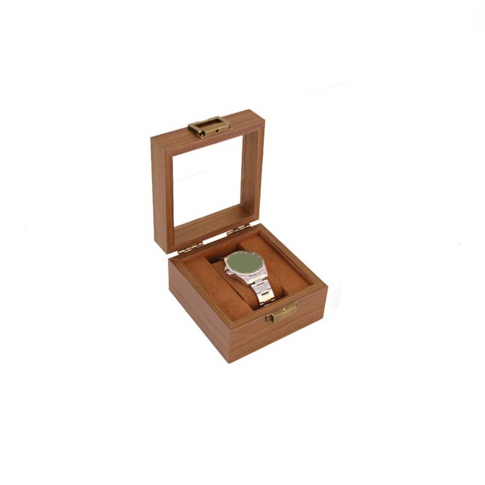 Walnut Wood Wooden Watch Box Soft Watch Pillow Watch Display Box Watch Storage Box  Gift Packaging