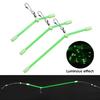 5PCS 7-25CM Luminous Plastic Pipe Bottom Fishing Balance Sea Fishing Long Throw Anti-Winding Plastic Elbow Pipe Lure Accessories