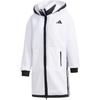 Urban Boa Long Jacket Fleece Warm Mid-Length Hooded Jacket Women Jacket White GM1427