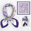 Women'S New Fashionable Atmosphere Simulation Silk Scarf Neck Protection Scarf Spring Summer Autumn Square Scarf