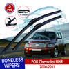 Для Chevrolet HHR 2006-2011 автомобильный стеклоочиститель U-образный мягкий резиновый бескаркасный без кронштейна автомобильные дворники 18"+18"