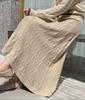 Knitted Skirt for Women Midi High Waisted Slim Autumn Winter Warm Ladies Long Skirts