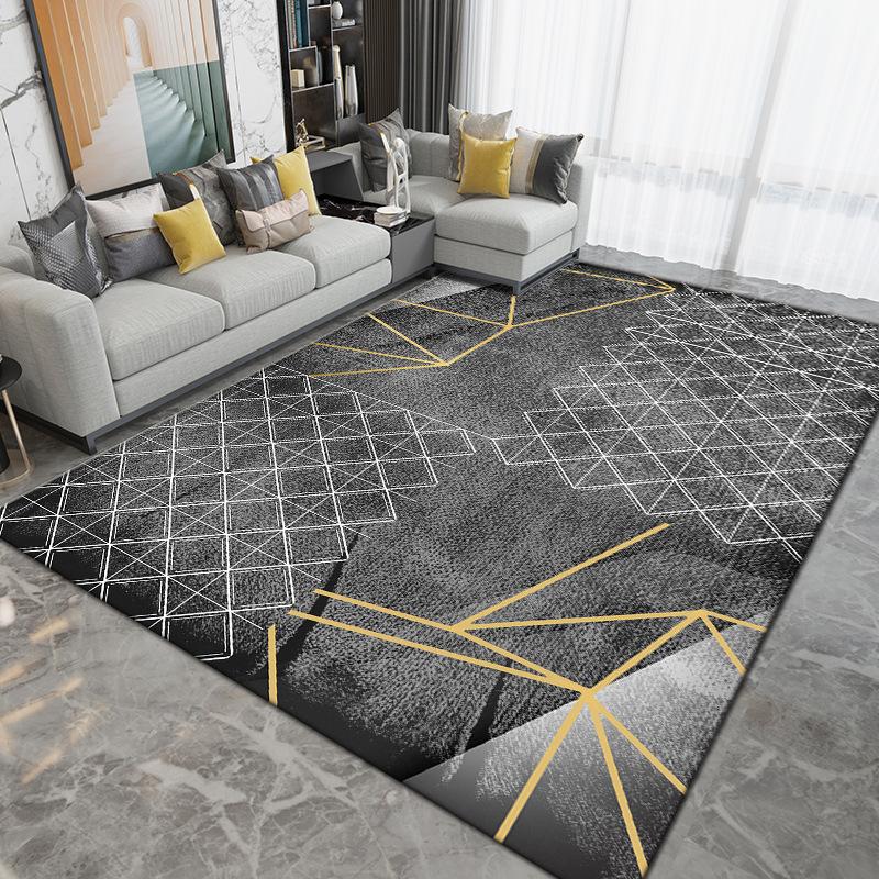 Nordic Carpet Гостиная Светлая Роскошная Коврики для Журнального Столика Спальня Большая Площадь Коврик Кухня Нескользящие Ковры