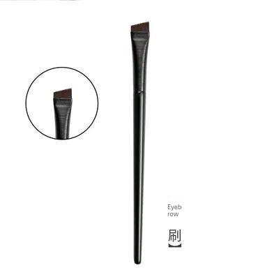 Suetnei Mulberry Moon Two-Color Eyebrow Powder Nature Black Monochrome Gray Brown Sweatproof and Waterproof Non-Decolorizing Genuine Goods Black Brown
