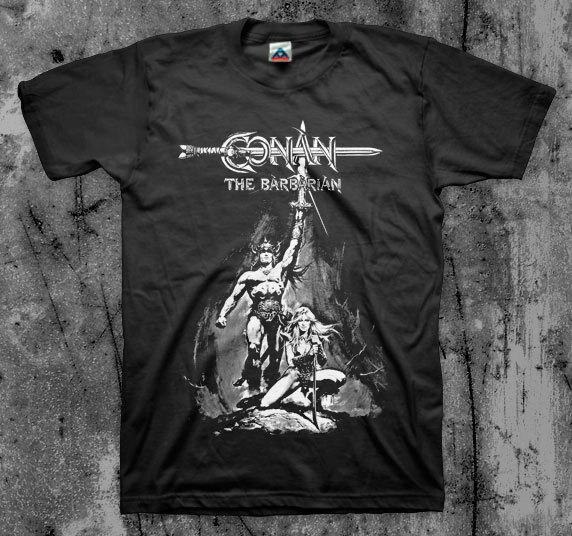 Conan The Barbarian T Shirt BW