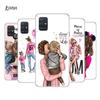 Мода для маленьких мам и девочек для Samsung Galaxy A01 A11 A12 A22 A21S A31 A41 A42 A51 A71 A32 A52 A72 A02S, мягкий чехол для телефона