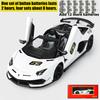 1/18 Lamborghini Aventador SVJ63 Removable Convertible Version Supercar Alloy Diecast Model Car Auto Parts Sales Store Interior Collection