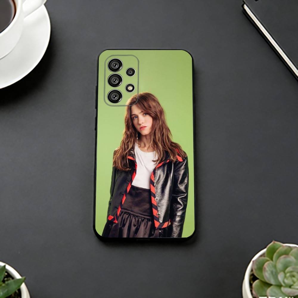 Ретро Шик Наталии Дайер Чехол для Телефона Для Samsung S25,S24,S21,S22,S23,S30,Ultra,S20,Plus,Fe,Lite,Note,10,Черный Чехол