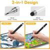 2 in 1 Universal Stylus Pen For Tablet Mobile Android IOS Phone iPad Accessories Drawing Tablet Pens Capacitive Screen Touch Pen 6