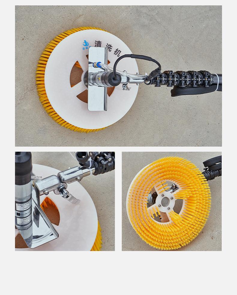 Ручная телескопическая щетка для чистки солнечных панелей