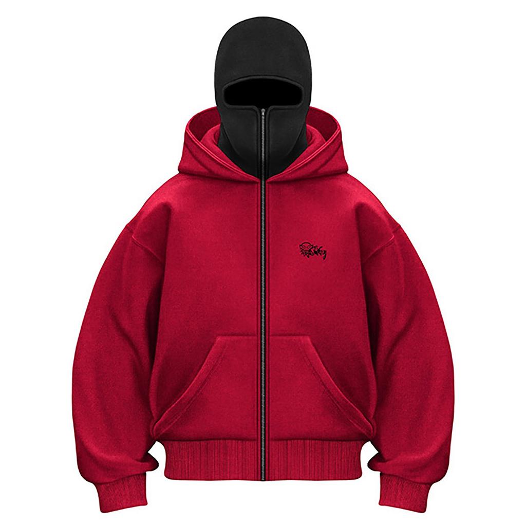 Короткая куртка с капюшоном и капюшоном для мужчин и женщин, спортивная куртка с двойной шапкой для активного отдыха