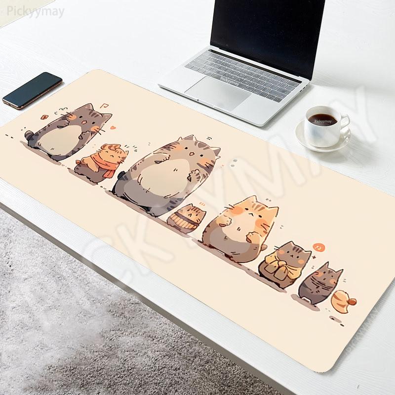 Игровые коврики для мыши Милый кот Настольные коврики Коврик для компьютерной мыши Компания Большой настольный коврик x см Большие игровые коврики для мыши Коврик для мыши