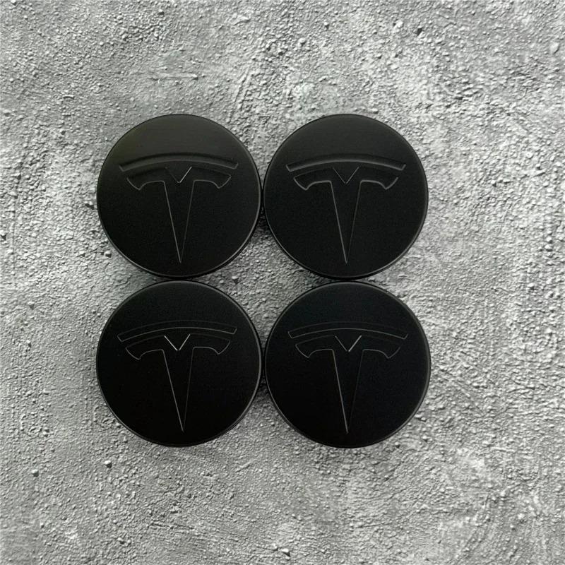 4pcs/set 56mm Tesla Model 3 Model Y Original Covers Hub Caps Wheel Center Caps for Tesla Model Y X S Original Auto Accessories