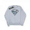 Mens Superman Floral Logo 1 Sweatshirt