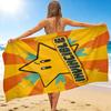 1Pc Invincible Star Power Beach Towel Quick Dry Multiuse For Beach Pool Gym Yoga Home Travel Christmas Halloween Xmas Gift N1353