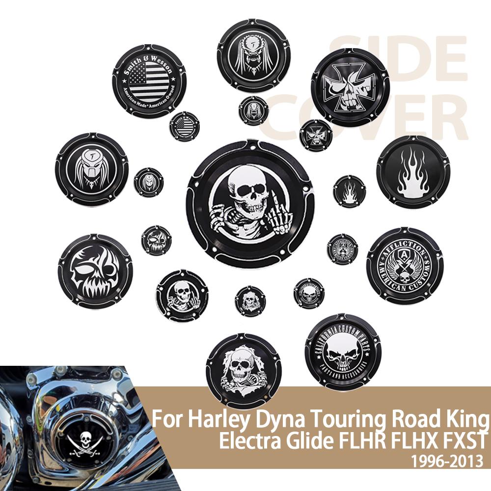 Мотоцикл 5 Отверстий Крышка Тайминга Сцепления Derby Timer Для Harley Touring Dyna Softail Electra Glide Street Bob FLHX FLHR Fatboy