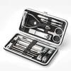 Portable Nail Clipper Set 19 Pieces Stainless Steel Cuticle Toenail Nail Care Nail Clipper OFDJ-NCP19P