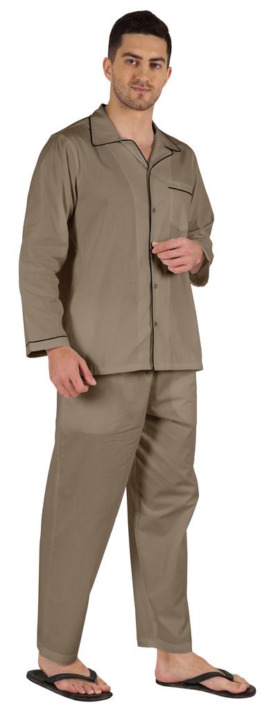 Inkmeso Мужские хлопковые пижамы, однотонная одежда для сна, одежда для дома, пижамный комплект с верхом и низом