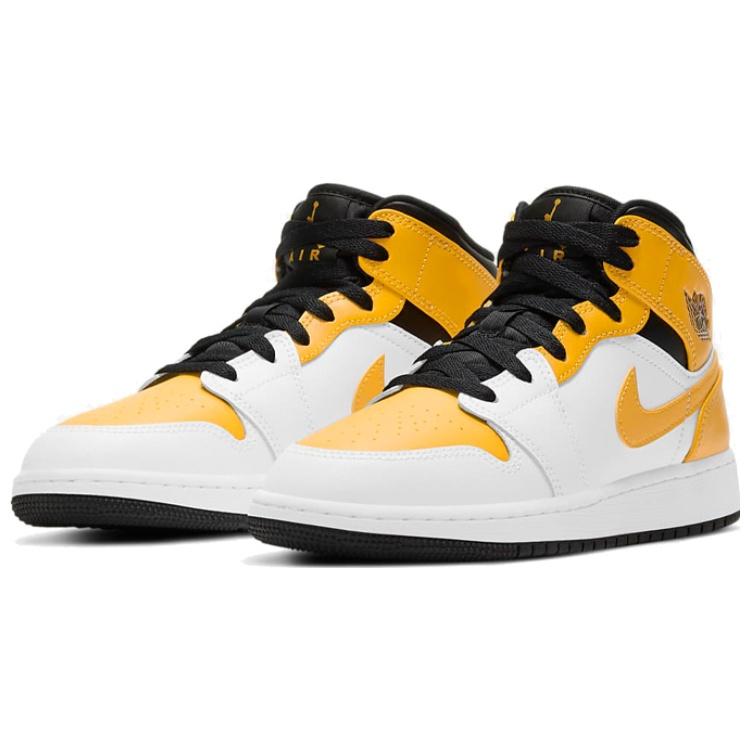 (GS) Air Jordan 1 Mid 'University Gold' Детские 554725-170