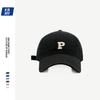 P standard versatile cap men's and women's soft top baseball cap simple big head show face small running sports hat