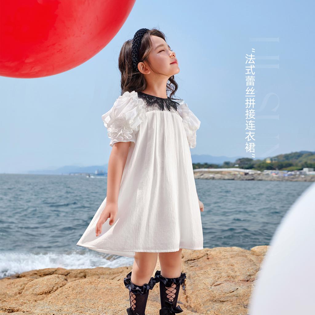 LUSON Children's Wear Girls' Summer Fashion Dress